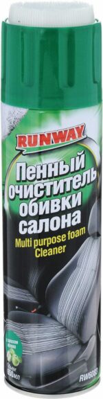 Очиститель обивки RUNWAY Пенный 650 мл (RW6083) купить в сети строительных магазинов Мастак