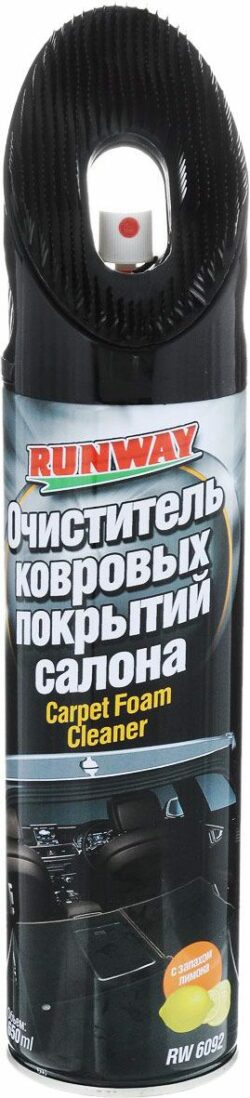 Очиститель ковровых покрытий RUNWAY 650 мл (RW6092) купить в сети строительных магазинов Мастак