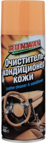 Очиститель-кондиционер для кожи RUNWAY Leather Cleaner & Conditioner 400 мл (RW6124) купить в сети строительных магазинов Мастак