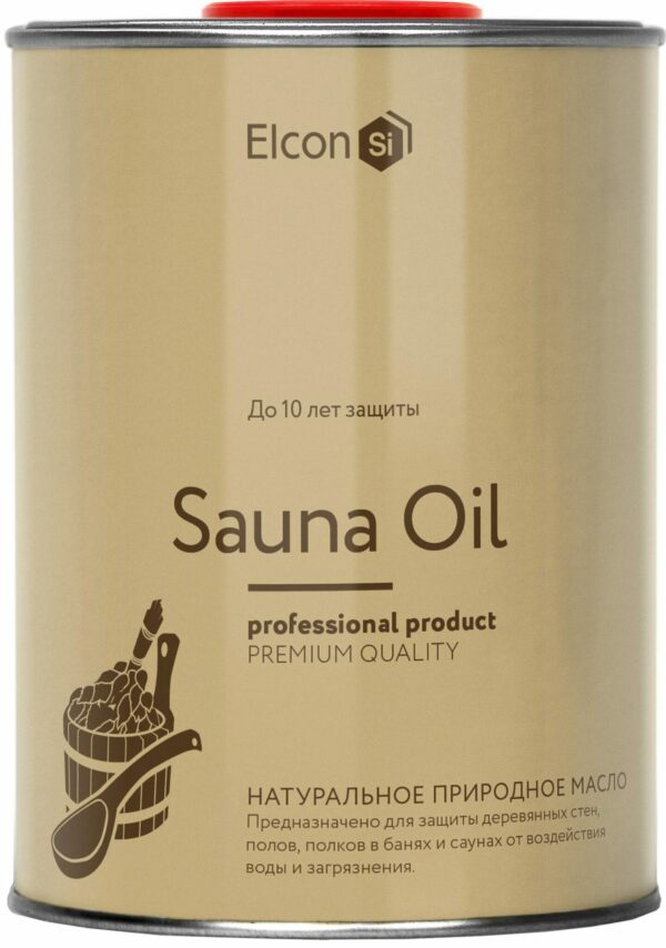 Масло ELCON Sauna Oil для бань и саун 1 л купить в сети строительных магазинов Мастак