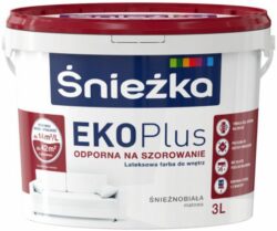 Краска латексная SNIEZKA EKO Plus 3 л купить в сети строительных магазинов Мастак