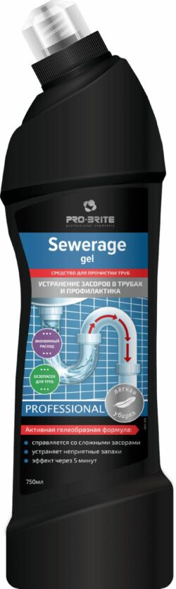 Средство для устранения засоров PRO-BRITE Sewerage Gel 0