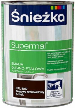 Эмаль масляно-фталевая SNIEZKA Supermal коричневый шоколад 0