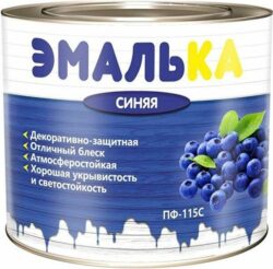 Эмаль алкидная ЭМАЛЬКА ПФ-115 синий 2 л купить в сети строительных магазинов Мастак