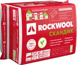 Утеплитель в плитах минвата ROCKWOOL Лайт Баттс Скандик 50x600x800 купить в сети строительных магазинов Мастак