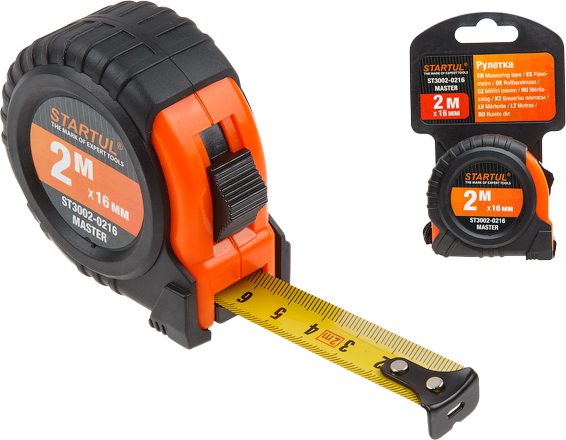 Рулетка 2 м STARTUL Master ST3002-0216 купить в Мастак Рулетка 2 м STARTUL Master ST3002-0216 купить в сети строительных магазинов Мастак