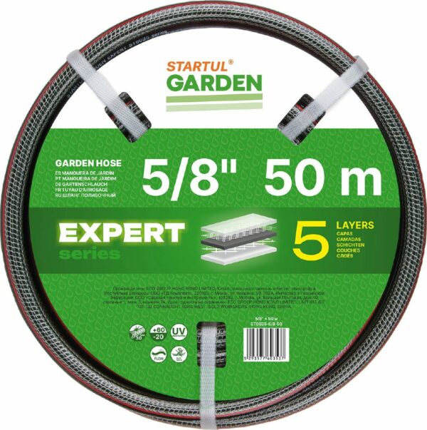 Шланг поливочный STARTUL Garden Expert 5/8" 50 м (ST6035-5/8-50) купить в сети строительных магазинов Мастак