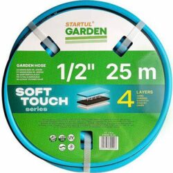 Шланг поливочный STARTUL Garden Soft Touch 1/2" 25 м (ST6040-1/2-25) купить в сети строительных магазинов Мастак