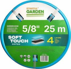 Шланг поливочный STARTUL Garden Soft Touch 5/8" 25 м (ST6040-5/8-25) купить в сети строительных магазинов Мастак