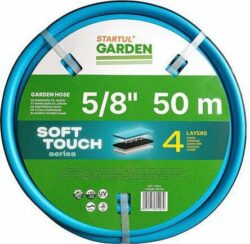 Шланг поливочный STARTUL Garden Soft Touch 5/8" 50 м (ST6040-5/8-50) купить в сети строительных магазинов Мастак