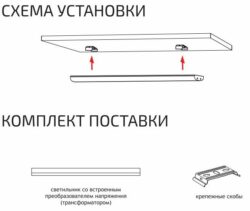 Светильник светодиодный накладной