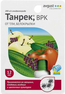 Инсектицид Танрек от тли ВРК AVGUST 12 мл купить в сети строительных магазинов Мастак