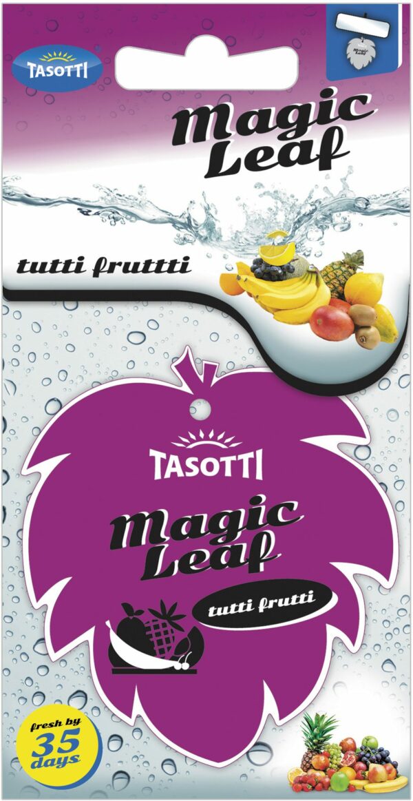 Ароматизатор TASOTTI Magic Leaf Тутти-фрутти (TS4205) купить в сети строительных магазинов Мастак