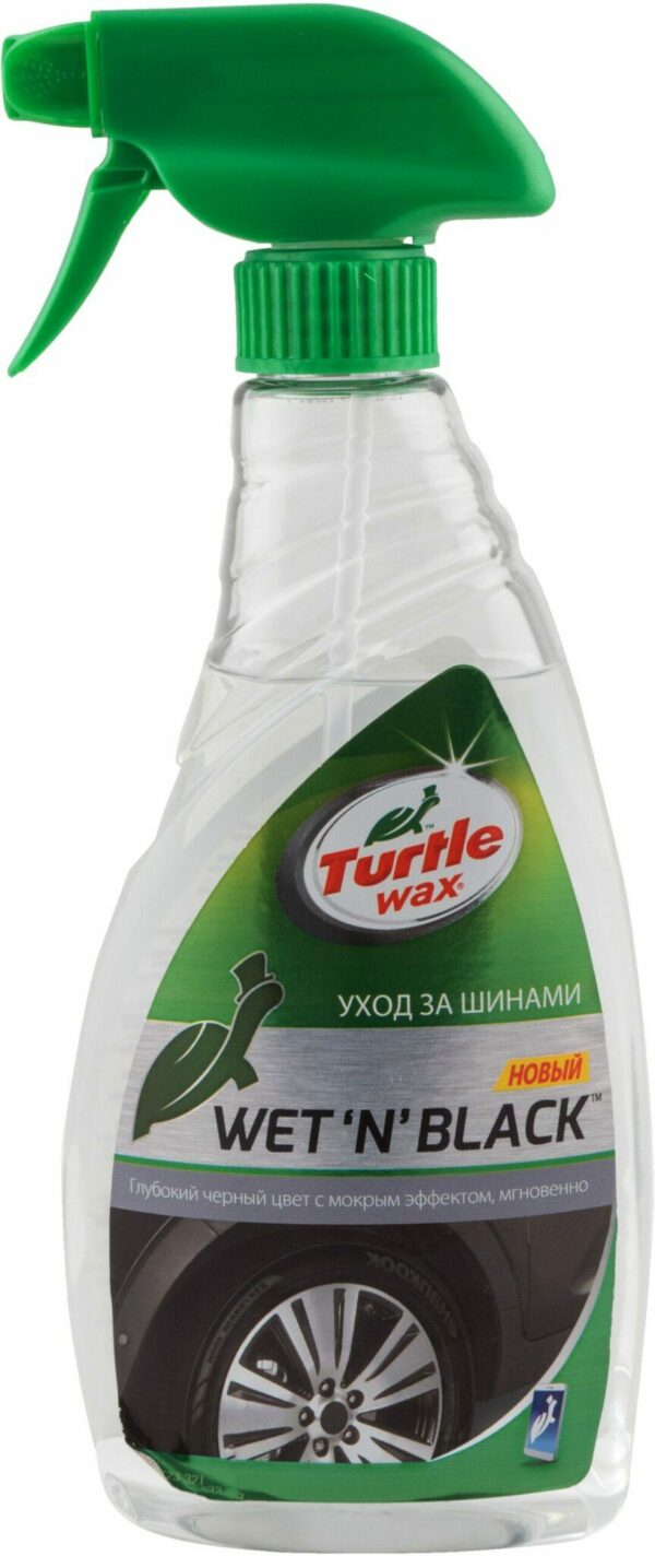 Полироль шин TURTLE WAX Wet'n'Black 500 мл (53016) купить в сети строительных магазинов Мастак