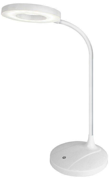 Лампа настольная светодиодная ULTRAFLASH UF-745 C01 белая купить в сети строительных магазинов Мастак