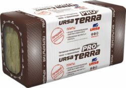 Утеплитель в плитах минвата URSA Terra 34 PN Pro 1250x610x100 мм упаковка купить в сети строительных магазинов Мастак