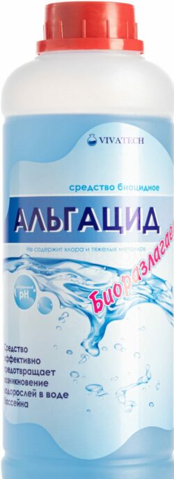 Средство для борьбы с водорослями ВиваТехнолоджи Альгацид 1 л купить в сети строительных магазинов Мастак