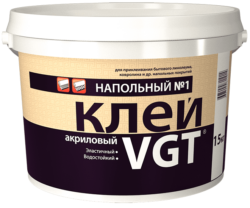 Клей напольный VGT Эконом №1 15 кг (7617) купить в сети строительных магазинов Мастак