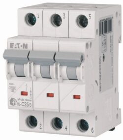 Автоматический выключатель EATON HL 3P 25А С 4