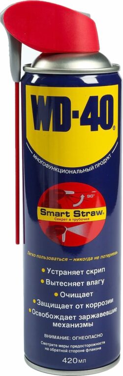 Смазочно-очистительная смесь универсальная WD-40 420 мл купить в сети строительных магазинов Мастак