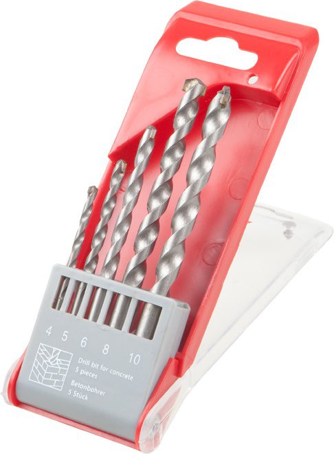 Набор сверл по бетону/камню 5 штук WORTEX (WDBS4010C10511) купить в Мастак Набор сверл по бетону/камню 5 штук WORTEX (WDBS4010C10511) купить в сети строительных магазинов Мастак