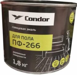 Эмаль алкидная CONDOR ПФ-266 красно-коричневая 1