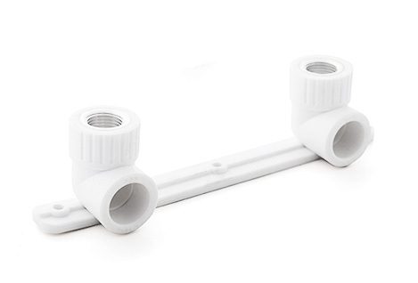 Планка под смеситель ПП 20х1/2" с внутренней резьбой белая РосТурПласт (10701) купить в сети строительных магазинов Мастак