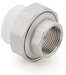 Американка ПП 25х1/2" с внутренней резьбой белая РосТурПласт (10618) купить в Мастак Американка ПП 25х1/2" с внутренней резьбой белая РосТурПласт (10618) купить в сети строительных магазинов Мастак