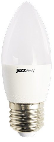 Лампа светодиодная Е27 JAZZWAY PLED-LX C37 8 Вт 4000К (5025288) купить в сети строительных магазинов Мастак