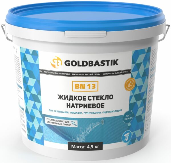 Стекло натриевое жидкое GOLDBASTIK 4