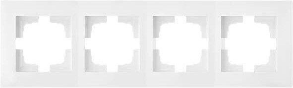 Рамка четырехместная BYLECTRICA Стиль новый белая (ЮЛИГ.735212.554) купить в Мастак Рамка четырехместная BYLECTRICA Стиль новый белая (ЮЛИГ.735212.554) купить в сети строительных магазинов Мастак