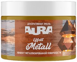 Эмаль акриловая AURA Effekt Metall декоративная золото 0