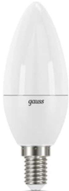 Лампа светодиодная E14 Gauss Basic C37 7 Вт 4000K (10301272) купить в сети строительных магазинов Мастак