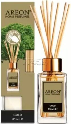 Аромадиффузор с палочками AREON Home Perfume Gold 85 мл (ARE-PL01) купить в сети строительных магазинов Мастак