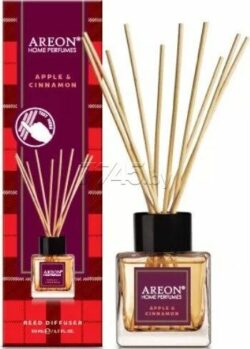 Аромадиффузор с палочками AREON Home Perfume Apple & Cinnamon 50 мл (ARE-RHP04) купить в сети строительных магазинов Мастак