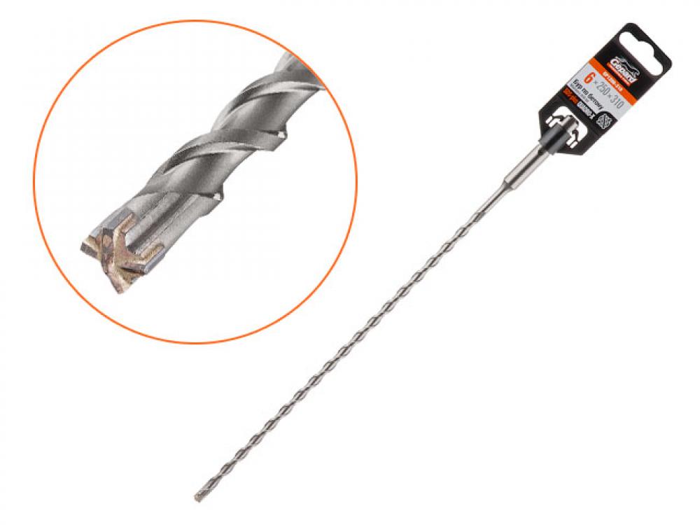 6х250х310 мм бур (сверло) SDS-plus QUADRO-X GEPARD