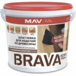 Шпатлевка полимерная финишная BRAVA Acryl Profi-1 сосна 0