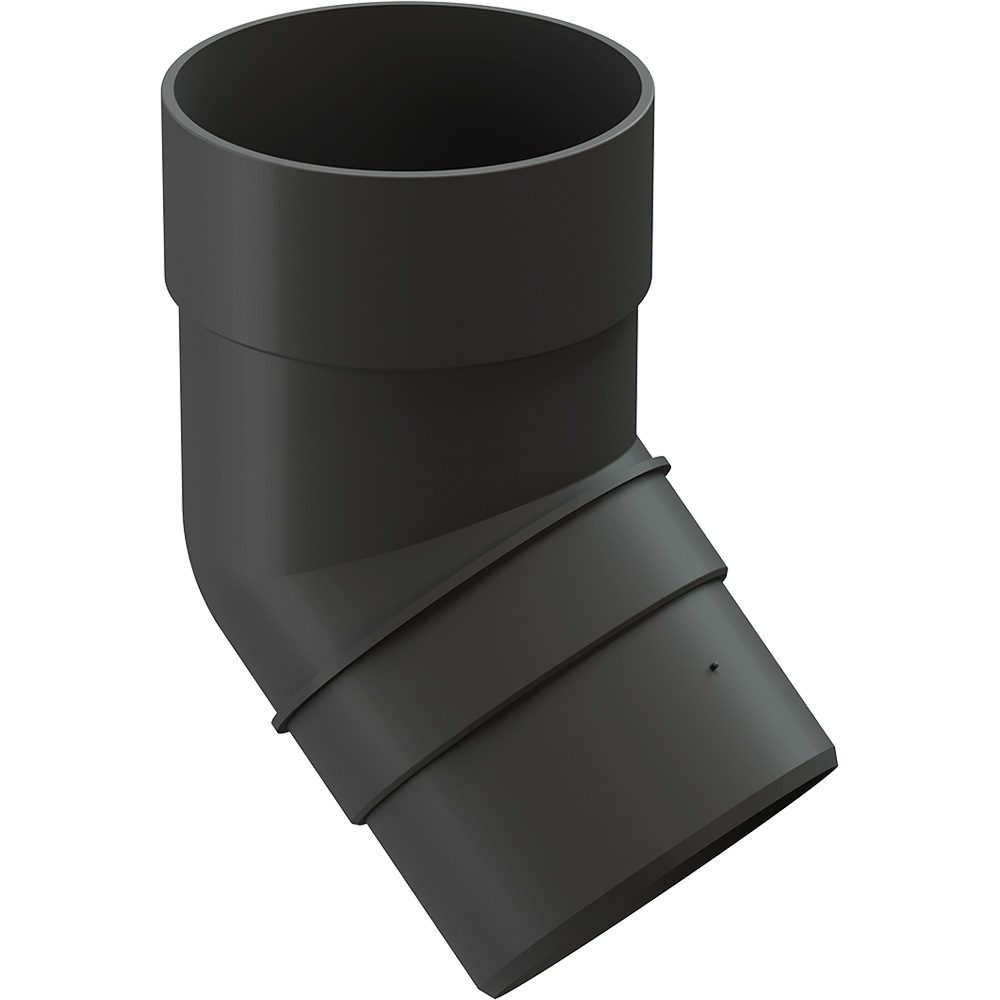 Docke PREMIUM Колено 45 град. (графит)