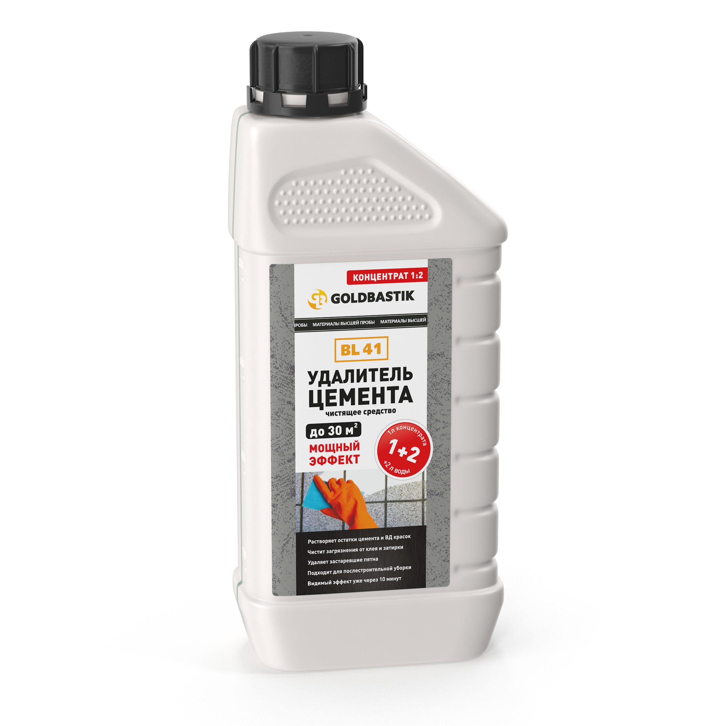 GOLDBASTIK BL 41 удалитель цемента, концентрат 1:2, 1л
