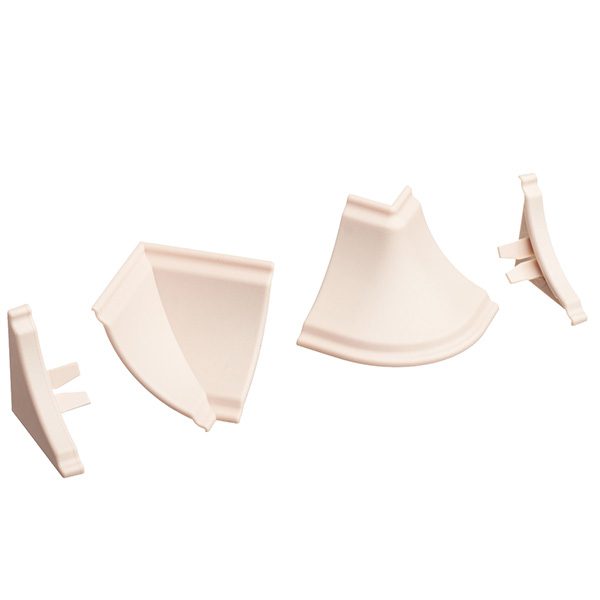 Комплект аксессуаров к плинтусу LP (66) беж светлый