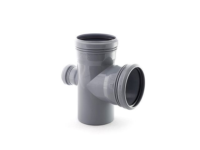 Крестовина для внутренней канализации 110 110 50х87 РосТурПласт (36476)