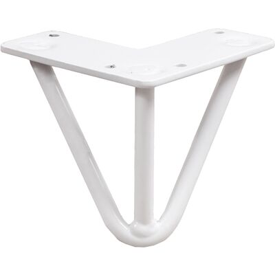 Опора FLASH угловая косая h-100, белая