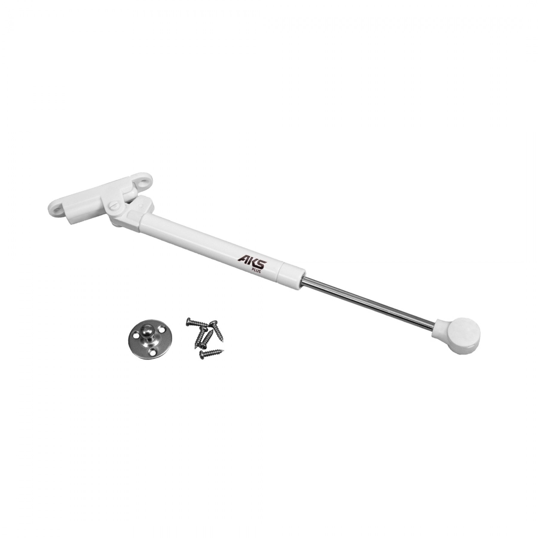 Подъемник газовый 100N с амортизатором, серый AKS PLUS