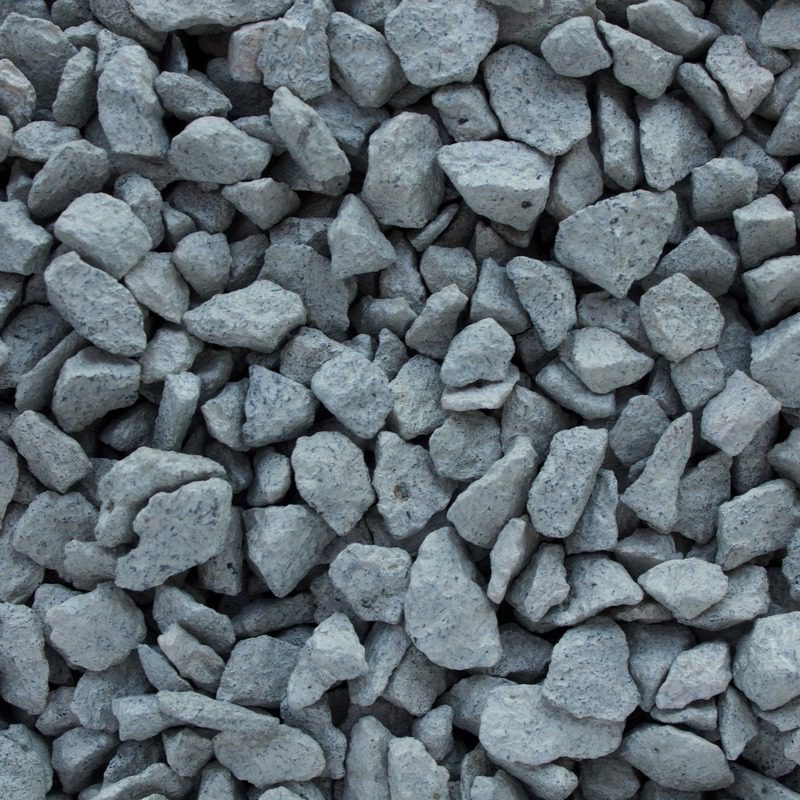 Щебень окрашенный гранитный, серебристый 5-10мм 20 кг
