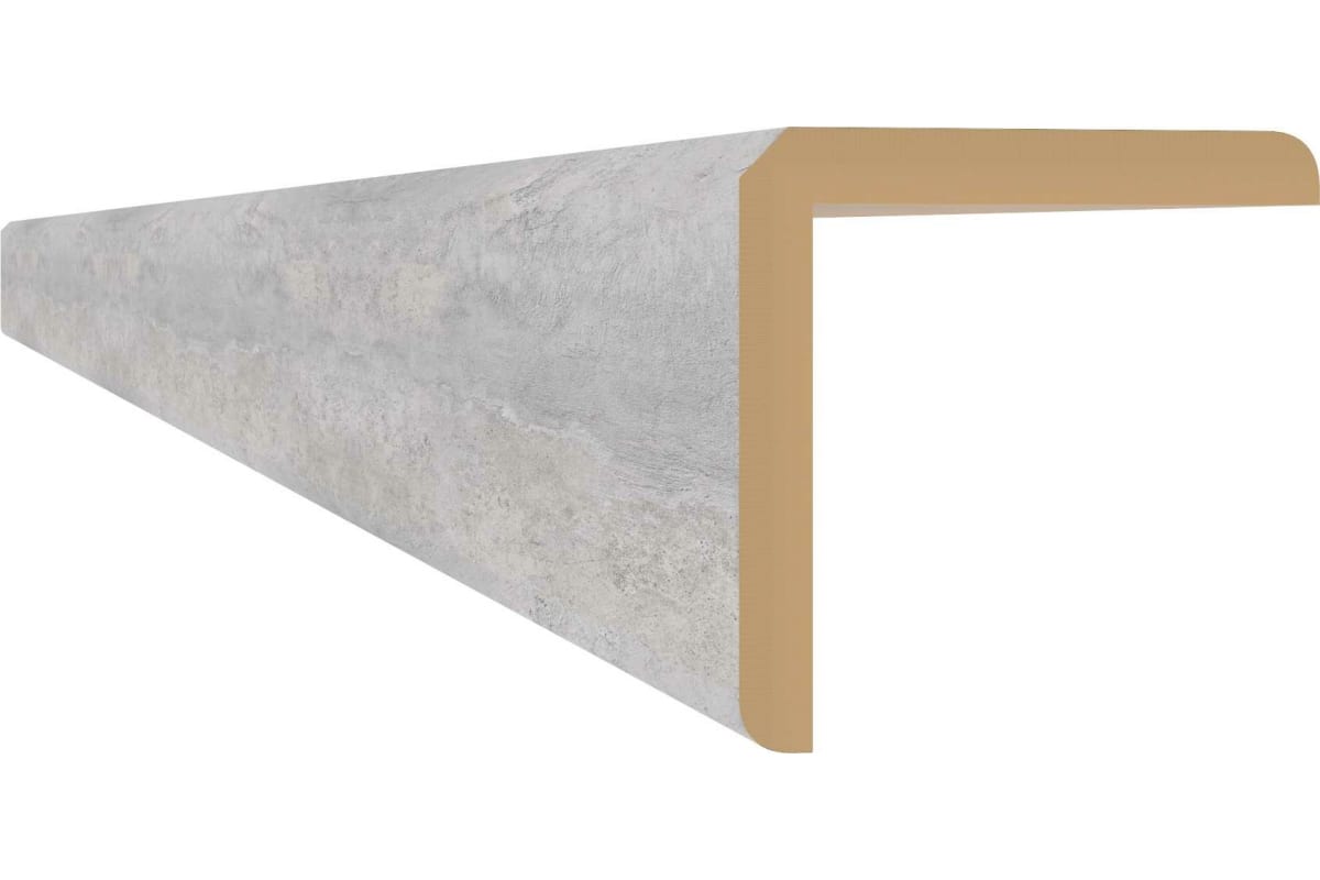 Угол МДФ STELLA 2700x24x24 Бетон Чикаго