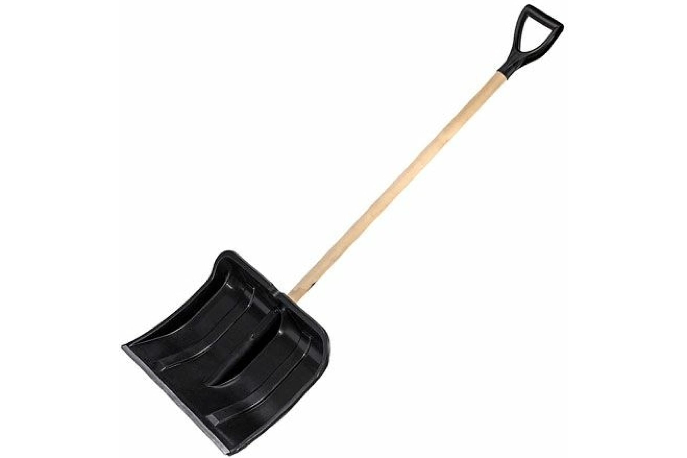 Лопата снеговая пластм. 500х390мм с дер.черенком STARTUL STANDART (ST9074-3)