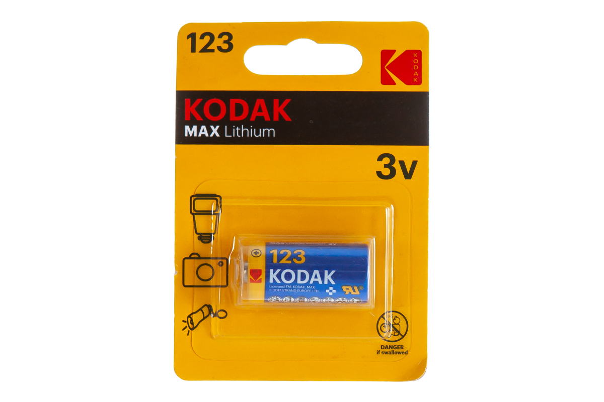 Литиевая батарейка Kodak CR123 K123LA Б0005146